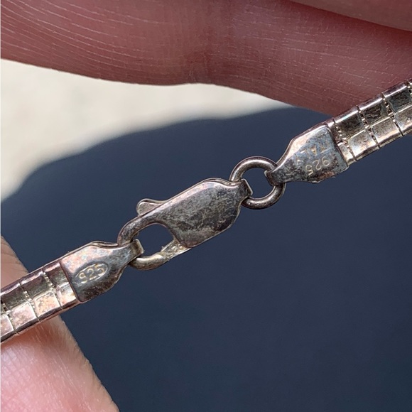 Charles Albert Purple Stone & Sterling Silver Necklace Pendant Earring 925 Italy - Picture 5 of 10